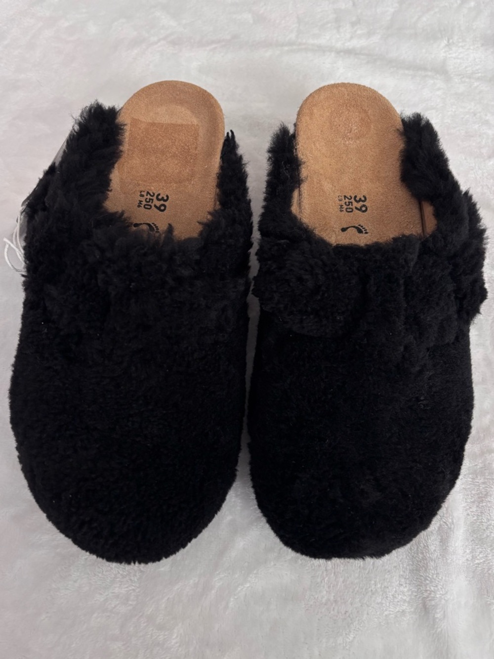 BIRKENSTOCK Papillio Fanny Teddy Shearling Heeled Slip On Clog--NWT--8 - Picture 3 of 15